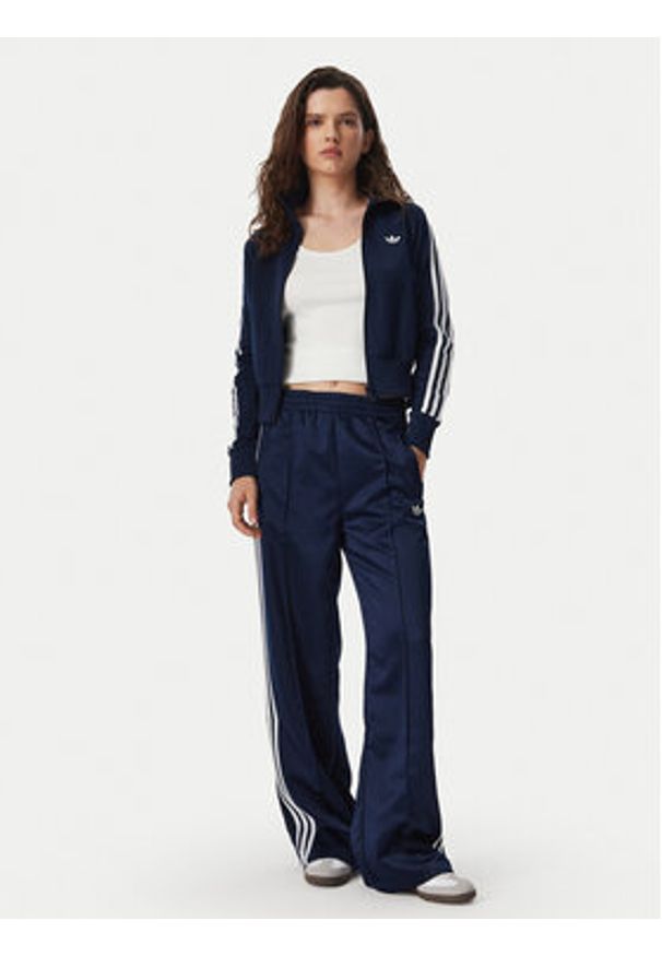 Adidas - adidas Bluza Firebird Classic Track Jacket KV9551 Granatowy Regular Fit. Kolor: niebieski. Materiał: syntetyk