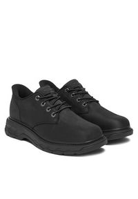 skechers - Skechers Półbuty Lockett 205307 BBK Czarny. Kolor: czarny. Materiał: skóra #3