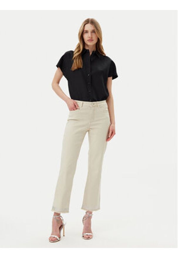 Joseph Ribkoff Kuloty 243964S25 Beżowy Regular Fit. Kolor: beżowy. Materiał: syntetyk, bawełna