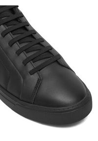 TOMMY HILFIGER - Tommy Hilfiger Sneakersy Icon Court Light Ess FM0FM05678 Czarny. Kolor: czarny. Materiał: skóra #5