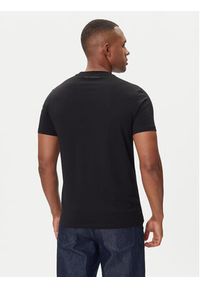 Karl Lagerfeld - KARL LAGERFELD T-Shirt 755072 554255 Czarny Regular Fit. Typ kołnierza: dekolt w karo. Kolor: czarny. Materiał: bawełna #4