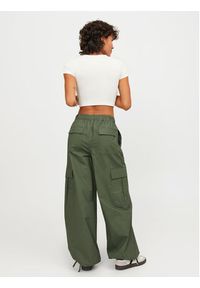 JJXX Spodnie materiałowe Yoko 12224655 Zielony Cargo Fit. Kolor: zielony. Materiał: bawełna #3