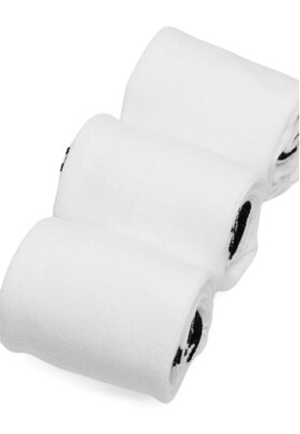 Adidas - adidas Zestaw 3 par wysokich skarpet unisex HT3437 3-PACK Biały. Kolor: biały. Materiał: bawełna