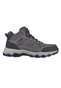 skechers - Buty trekkingowe męskie Skechers Selmen Melano. Zapięcie: sznurówki. Kolor: szary. Materiał: materiał, syntetyk. Szerokość cholewki: normalna #2