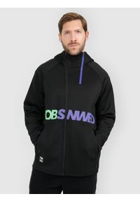 4f - 4F Bluza dresowa rozpinana z kapturem męska - czarna XL. Okazja: na co dzień. Typ kołnierza: kaptur. Kolor: czarny. Materiał: dresówka. Styl: casual, klasyczny #1