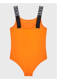 Calvin Klein Swimwear Strój kąpielowy KY0KY00032 Pomarańczowy. Kolor: pomarańczowy. Materiał: syntetyk