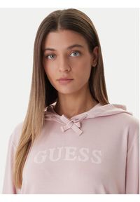 Guess Bluza O6GQ00 KCQP2 Różowy Regular Fit. Kolor: różowy. Materiał: syntetyk #2
