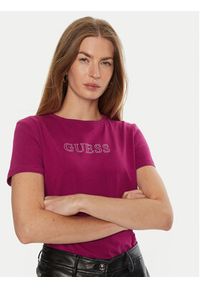 Guess T-Shirt Briana V3BI11 J1314 Różowy Regular Fit. Kolor: różowy. Materiał: bawełna #2