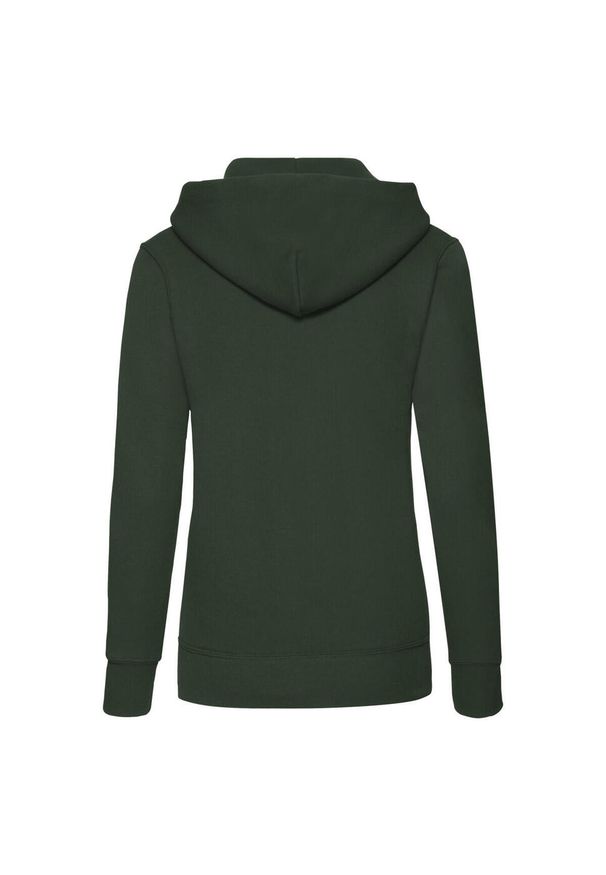 FRUIT OF THE LOOM - Bluza Damska Z Kapturem. Typ kołnierza: kaptur. Kolor: zielony