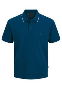 Jack & Jones Polo Blaweston 12297755 Granatowy Regular Fit. Typ kołnierza: polo. Kolor: niebieski. Materiał: bawełna #2