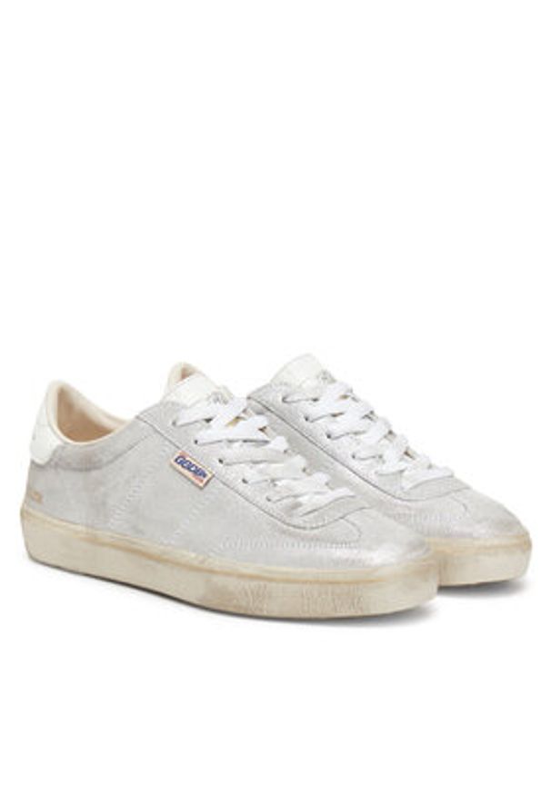 GOLDEN GOOSE Sneakersy Soul Star GWF00464.F006952.12179 Srebrny. Kolor: srebrny. Materiał: zamsz, skóra