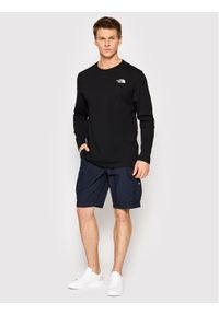 The North Face Longsleeve Easy Tee NF0A2TX1 Czarny Regular Fit. Kolor: czarny. Materiał: bawełna. Długość rękawa: długi rękaw