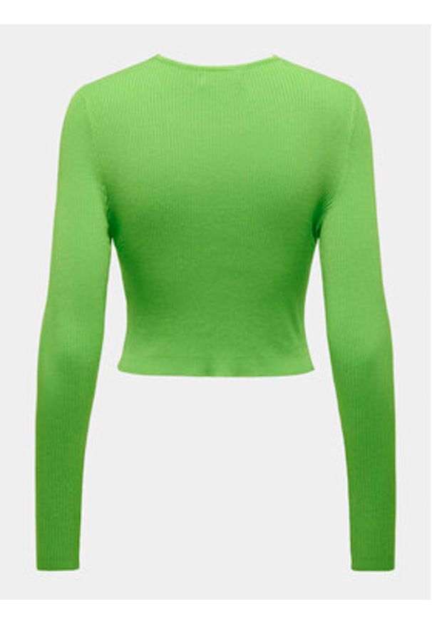 only - ONLY Bluzka Meddi 15311084 Zielony Slim Fit. Kolor: zielony. Materiał: syntetyk, wiskoza
