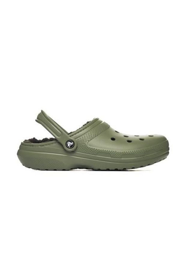 Buty do chodzenia męskie Crocs Classic Lined Clog. Kolor: zielony. Materiał: materiał, syntetyk