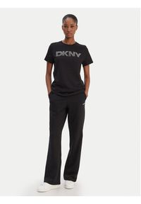 DKNY Sport T-Shirt DP6T1557 Czarny Relaxed Fit. Kolor: czarny. Materiał: bawełna. Styl: sportowy #5