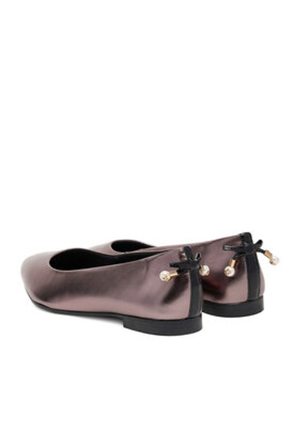 Lasocki Baleriny CEO-RST-KAJA-51 Srebrny. Kolor: srebrny. Materiał: skóra