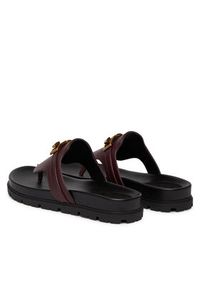 Guess Japonki FLJFRR LEA03 Bordowy. Kolor: czerwony. Materiał: skóra #6