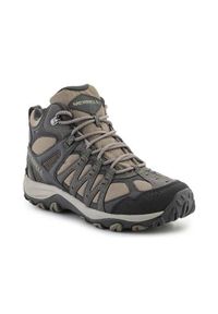 Buty trekkingowe męskie Merrell Accentor 3 Sport Mid Gtx. Wysokość cholewki: za kostkę. Zapięcie: sznurówki. Kolor: wielokolorowy, beżowy. Materiał: materiał, syntetyk, tkanina. Szerokość cholewki: normalna