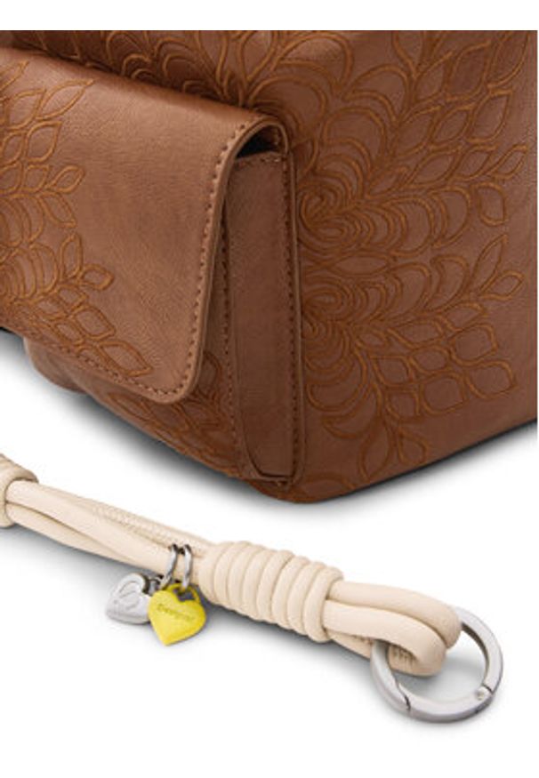 Desigual Plecak 26SAKP39 Brązowy. Kolor: brązowy. Materiał: skóra