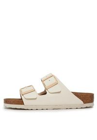 Birkenstock Klapki Arizona Birko-Flor 1027339 Beżowy. Kolor: beżowy. Materiał: skóra