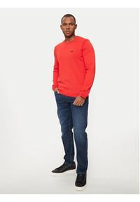 BOSS - Boss Sweter Ever-X_Cn 50498539 Czerwony Regular Fit. Kolor: czerwony. Materiał: bawełna