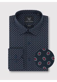PAKO LORENTE – Koszula w kolorze granatowym w mikrowzór P24SF-1X-028-G-S - Pako Lorente. Okazja: na co dzień. Kolor: niebieski. Materiał: jeans, elastan. Styl: casual #10