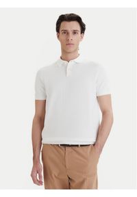 Bugatti Polo 7100-75518C Écru Regular Fit. Typ kołnierza: polo. Materiał: bawełna #1