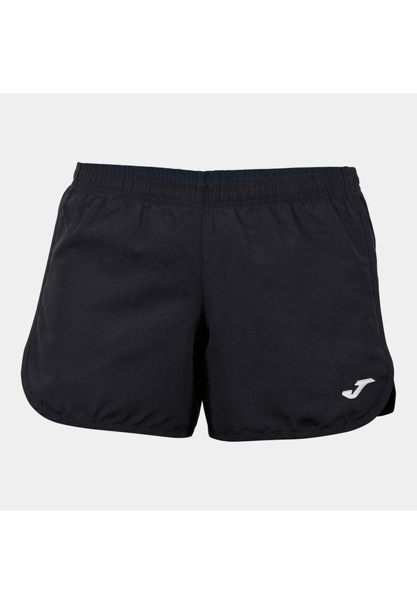 Szorty do biegania damskie Joma Ibiza krótkie. Kolor: czarny. Długość: krótkie. Sport: bieganie