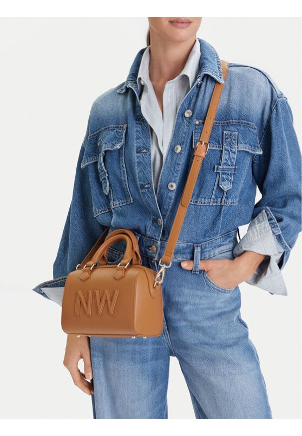 Nine West Torebka EO-Lira II-LX20085 Brązowy. Kolor: brązowy
