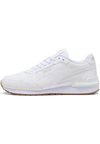 Buty sportowe Puma St Runner V4 L. Kolor: biały. Materiał: skóra, materiał, syntetyk. Sport: bieganie, turystyka piesza #1