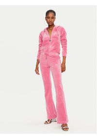 Juicy Couture Bluza Regal Madison JCBAS224828 Różowy Slim Fit. Kolor: różowy. Materiał: syntetyk #5