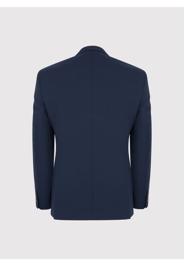 Pako Lorente - PAKO LORENTE - Granatowa marynarka męska. Kolor: niebieski. Materiał: poliester, elastan, wiskoza. Sezon: wiosna