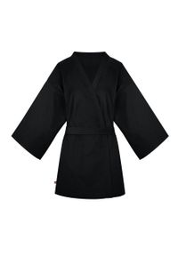 MUUV. szlafrok kimono Noir kolor czarny. Kolor: czarny. Materiał: materiał #3