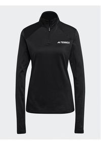 Adidas - adidas Bluza Terrex Multi 1/2 Zip Fleece Sweatshirt HT9525 Czarny Slim Fit. Kolor: czarny. Materiał: syntetyk #4
