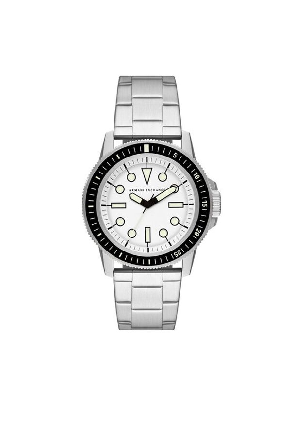 Armani Exchange Zegarek Leonardo AX1853 Srebrny. Kolor: srebrny