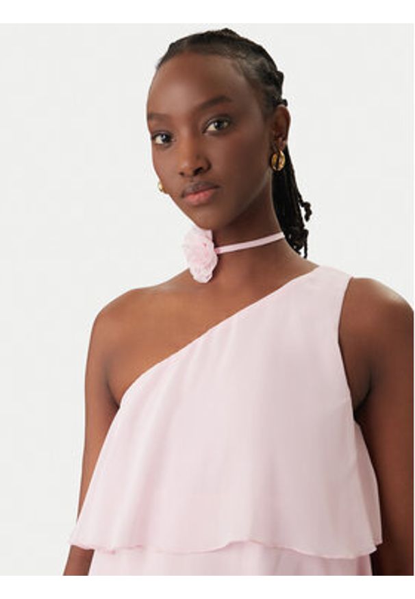 Vero Moda Sukienka koktajlowa Felicia 10348522 Różowy Regular Fit. Kolor: różowy. Materiał: syntetyk. Styl: wizytowy