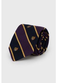 Polo Ralph Lauren - Krawat. Kolor: fioletowy. Materiał: materiał #1