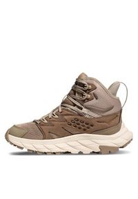 HOKA - Hoka Trekkingi Anacapa Breeze Mid1134506 Khaki. Kolor: brązowy. Materiał: mesh, materiał #4