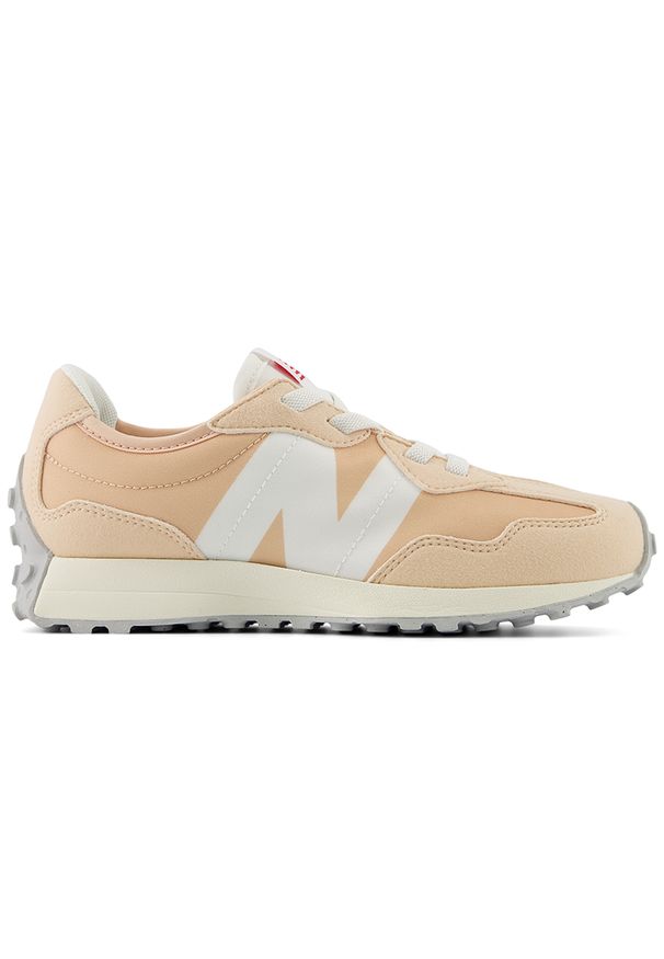 Buty dziecięce New Balance PH327LN – pomarańczowe. Okazja: na co dzień. Kolor: pomarańczowy. Materiał: materiał, syntetyk, guma. Szerokość cholewki: normalna. Sezon: lato