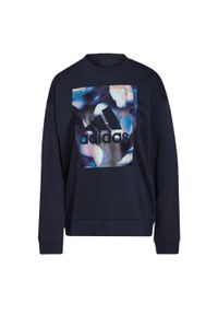Adidas - Bluza damska adidas U4U Soft Knit Swe. Kolor: niebieski. Sport: fitness #1