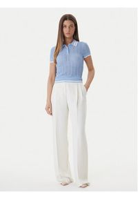 Guess Sweter W6GR25 Z0672 Niebieski Regular Fit. Kolor: niebieski. Materiał: wiskoza #3