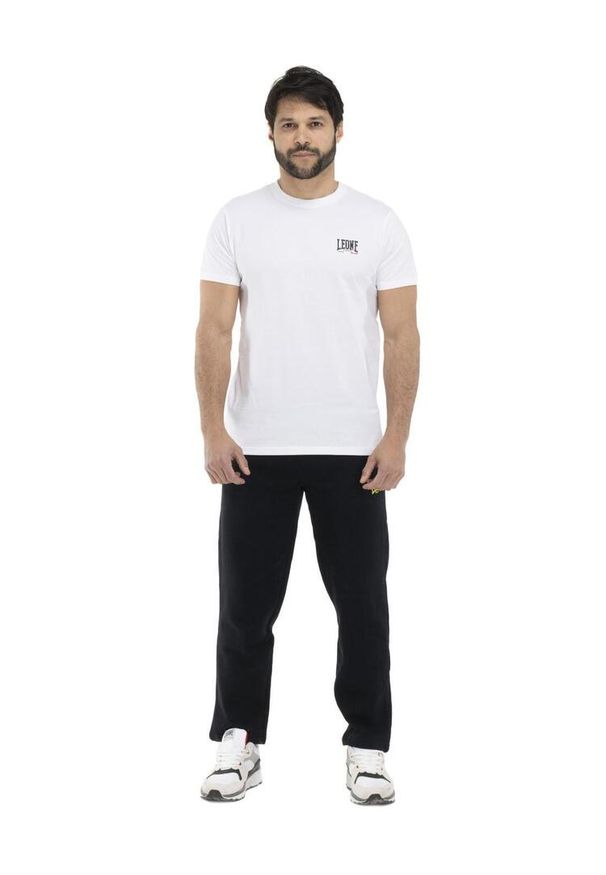 LEONE 1947 APPAREL - Męska koszulka z krótkim rękawem Leone 1947 Apparel. Kolor: biały. Materiał: tkanina. Długość rękawa: krótki rękaw. Długość: krótkie. Sport: fitness