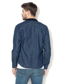 Lee - LEE WESTERN SHIRT MĘSKA KOSZULA JEANSOWA Z DŁUGIM RĘKAWEM RINSE L643KXCY 112115369. Materiał: jeans. Długość rękawa: długi rękaw. Długość: długie #3