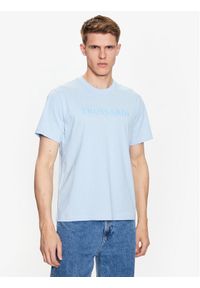 Trussardi Jeans - Trussardi T-Shirt 52T00724 Niebieski Regular Fit. Kolor: niebieski. Materiał: bawełna #1