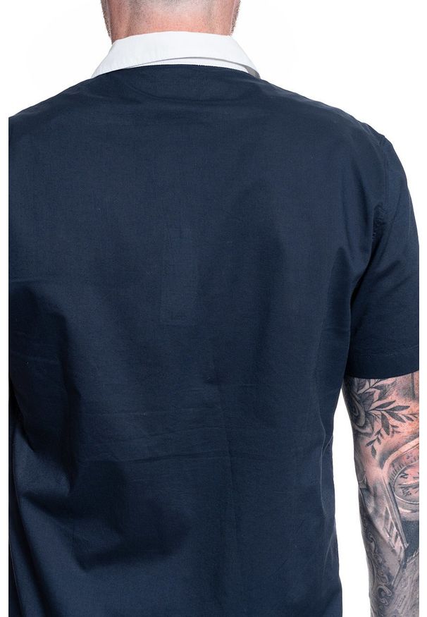Lee - MĘSKA KOSZULA LEE SS BOWLING SHIRT REGULAR FIT SKY CAPTAIN L68BTGHY 112117040