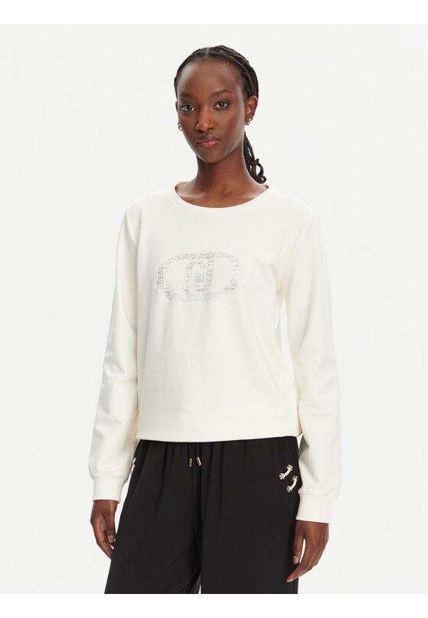 Liu Jo Sport Bluza TA5168 FS090 Biały Regular Fit. Kolor: biały. Materiał: bawełna. Styl: sportowy