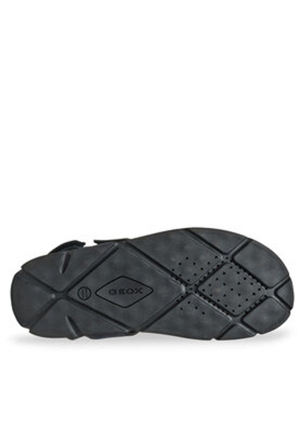 Geox Sandały U Xand 2S U15BGB 00032 C4002 Granatowy. Kolor: niebieski. Materiał: nubuk, skóra