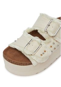 DeeZee Klapki LB-P1748 Beżowy. Kolor: beżowy. Materiał: materiał #3