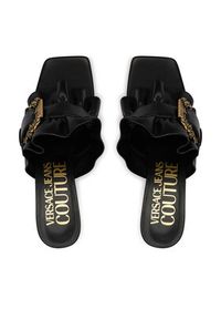 Versace Jeans Couture Klapki 80VA3S70 ZSS83 899 Czarny. Kolor: czarny. Materiał: skóra #2