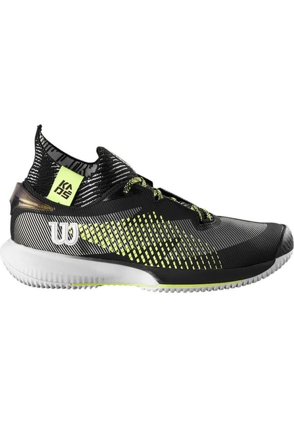 Buty tenisowe męskie Wilson Kaos Rapide SFT clay. Kolor: biały, czarny, żółty, wielokolorowy. Sport: tenis